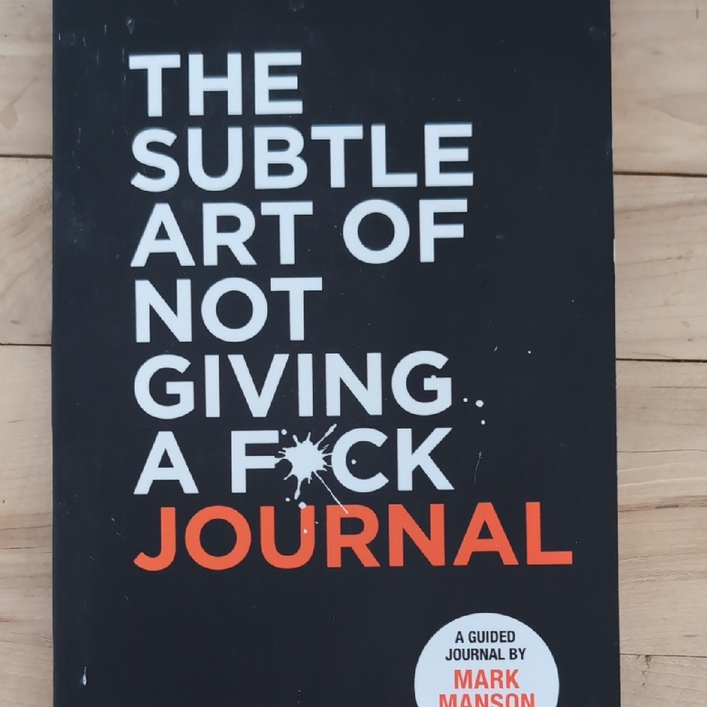 The Subtle Art of Not Giving a F*ck Journal - Black & Orange